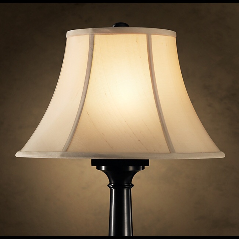 Restoration Hardware Silk Bell Shade, Set of 2